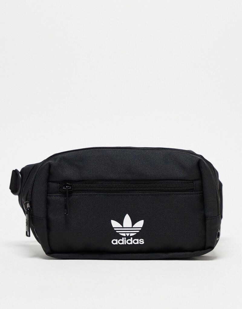 

Черно-белая поясная сумка adidas For All