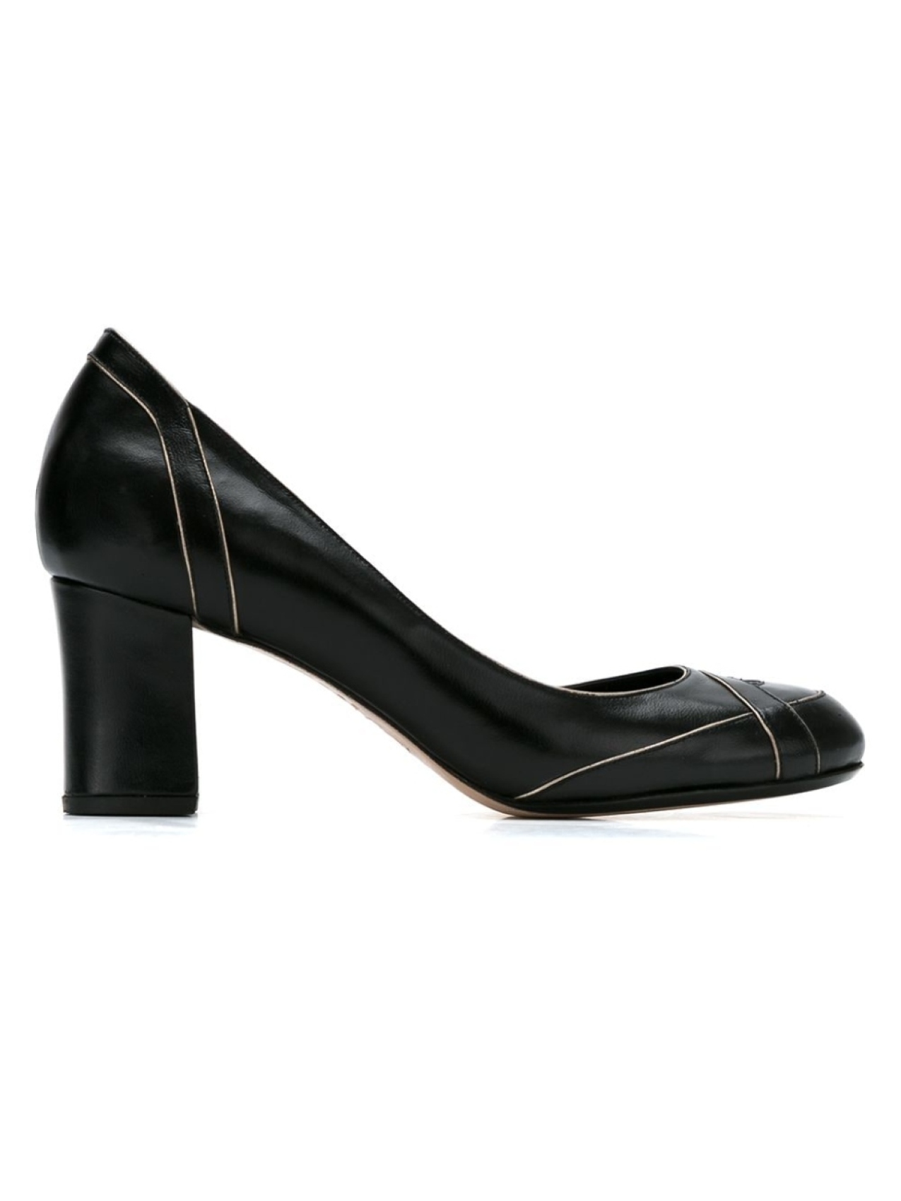 

Sarah Chofakian leather pumps, черный