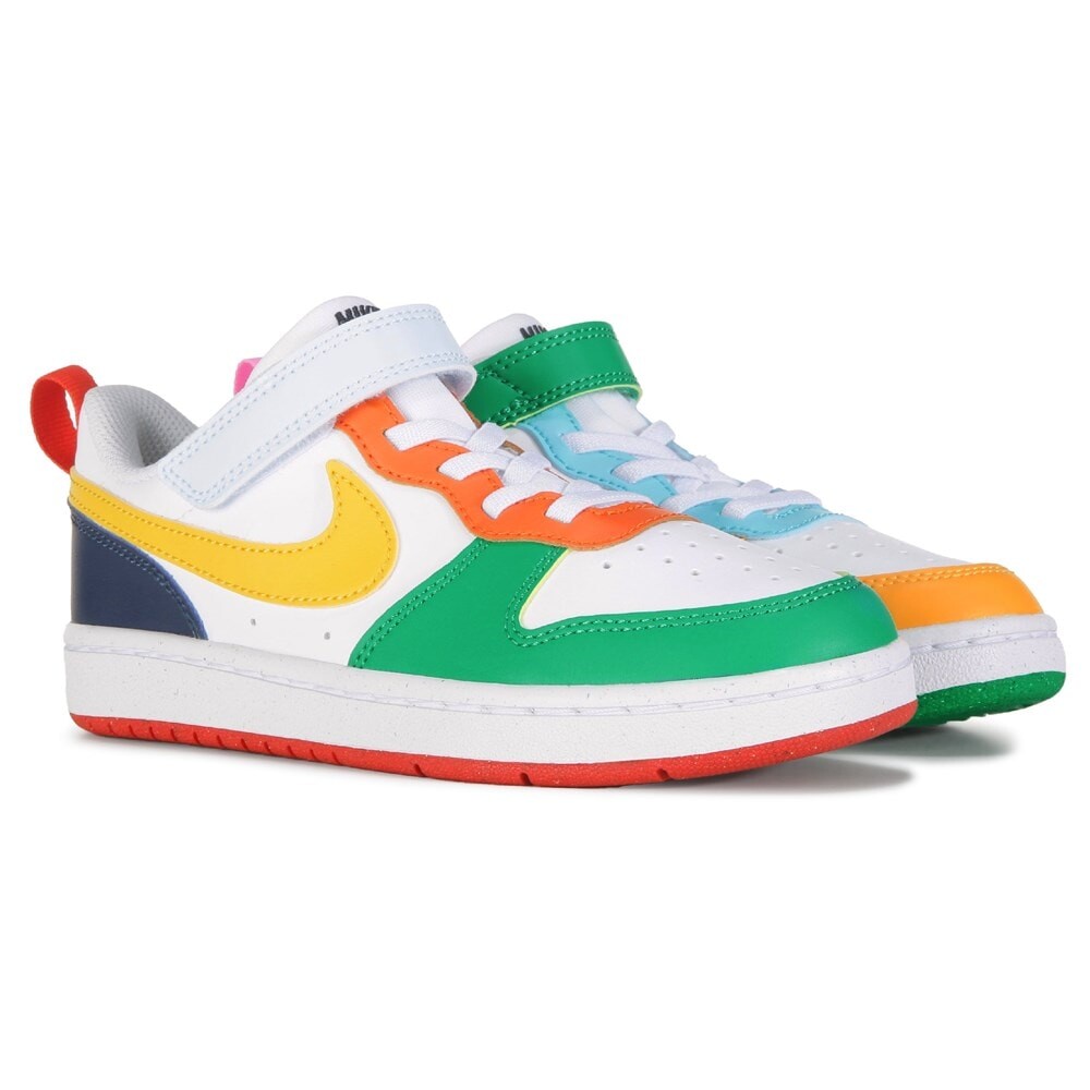 

Детские низкие кеды Court Borough Recraft Little Kid Nike, белый