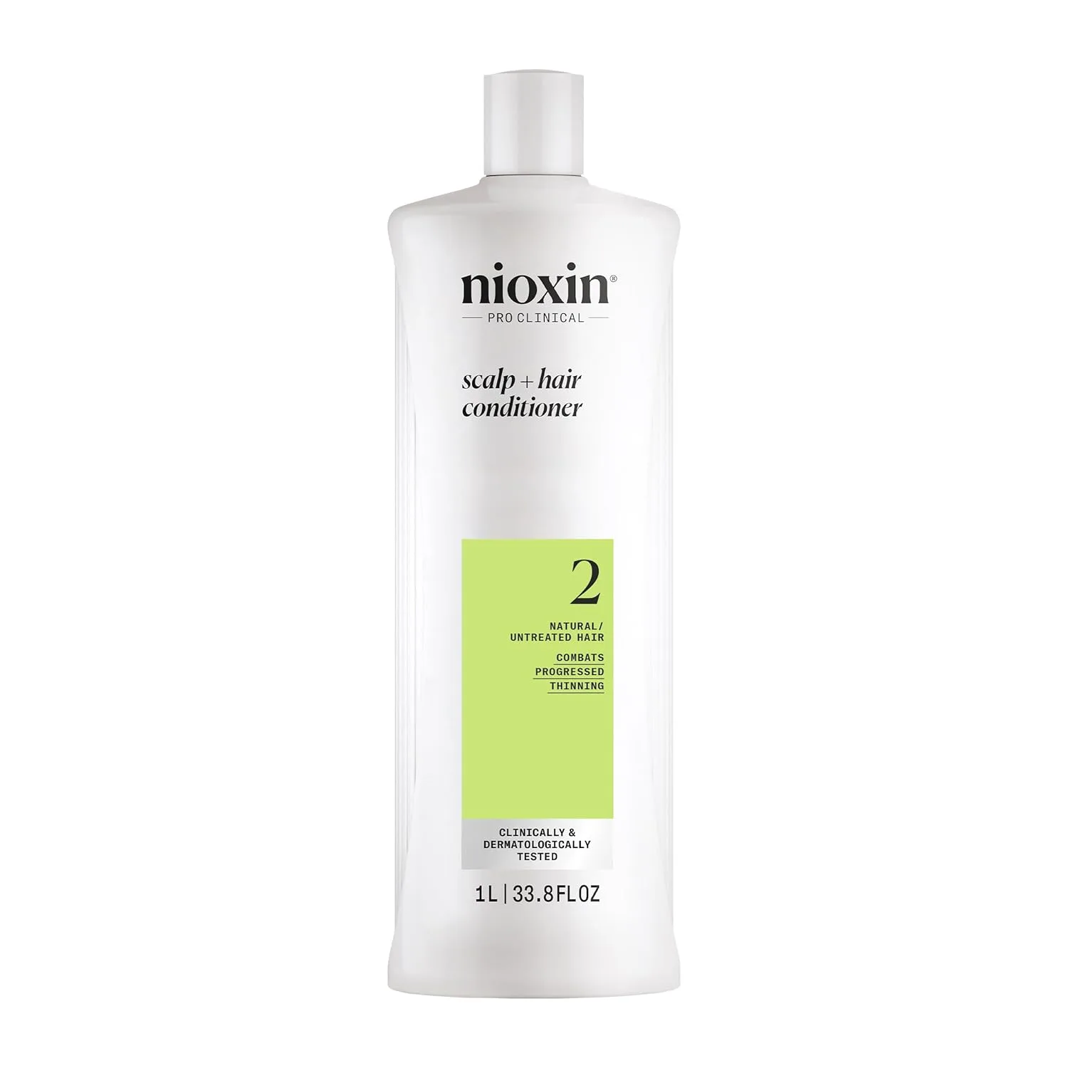 Кондиционер Nioxin Scalp + Hair Thickening System 2 | Для натуральных или необработанных волос с прогрессирующим истончением | С ниацинамидом и биотином | 950 мл 1000 мл (.)