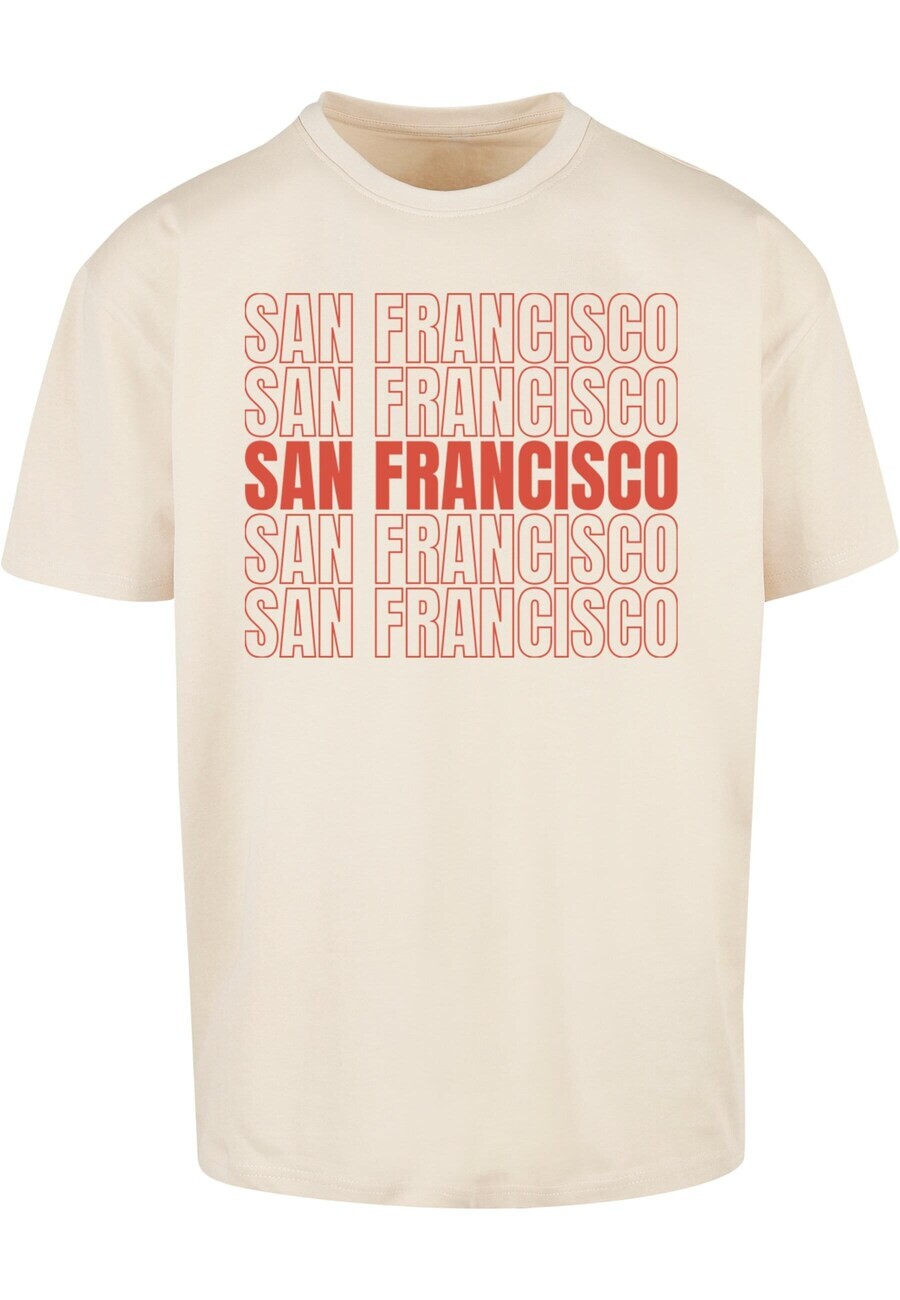 

Классическая футболка Merchcode Shirt San Francisco, песочный