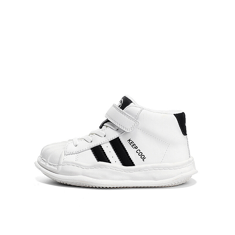 

Кроссовки Jeep Kids Skateboarding Shoes Kids High-top Black, слоновая кость/черный