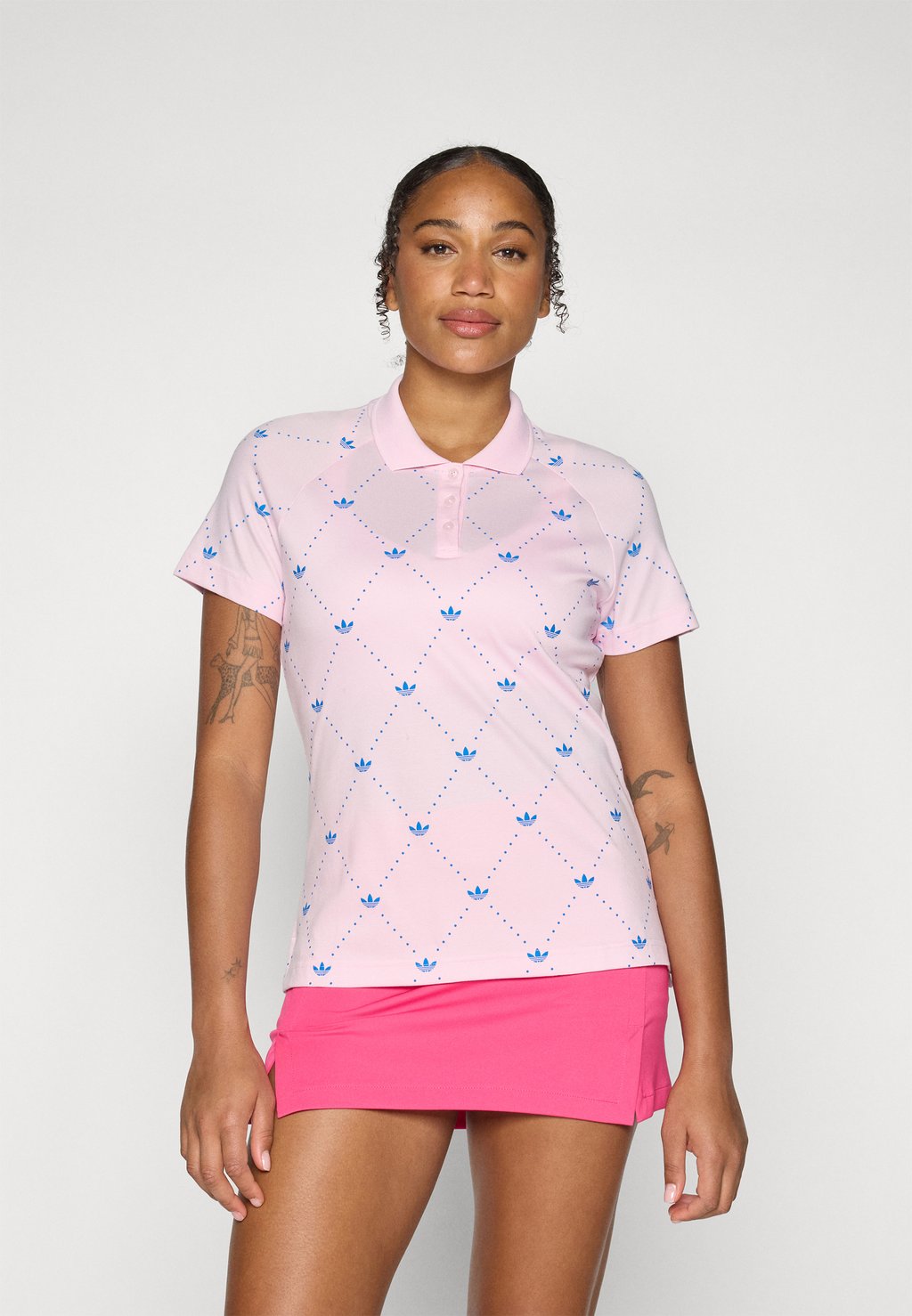 

Поло Adidas Golf Originals, фуксия