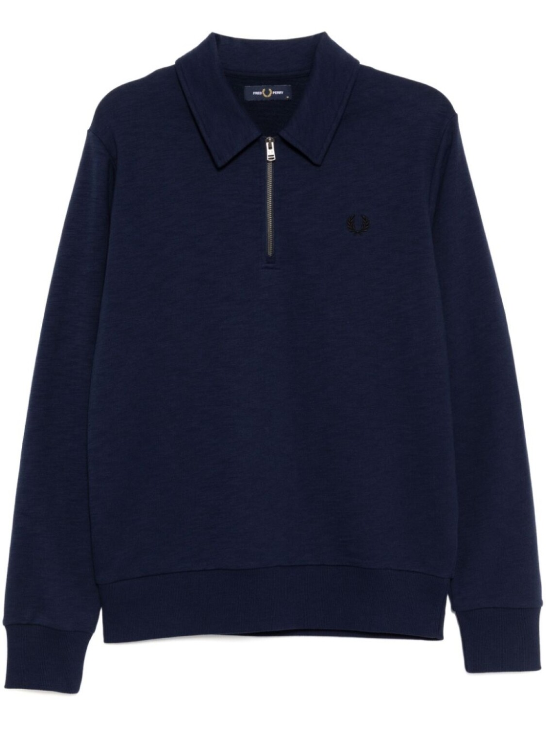 

Толстовка с воротником на молнии Fred Perry, синий
