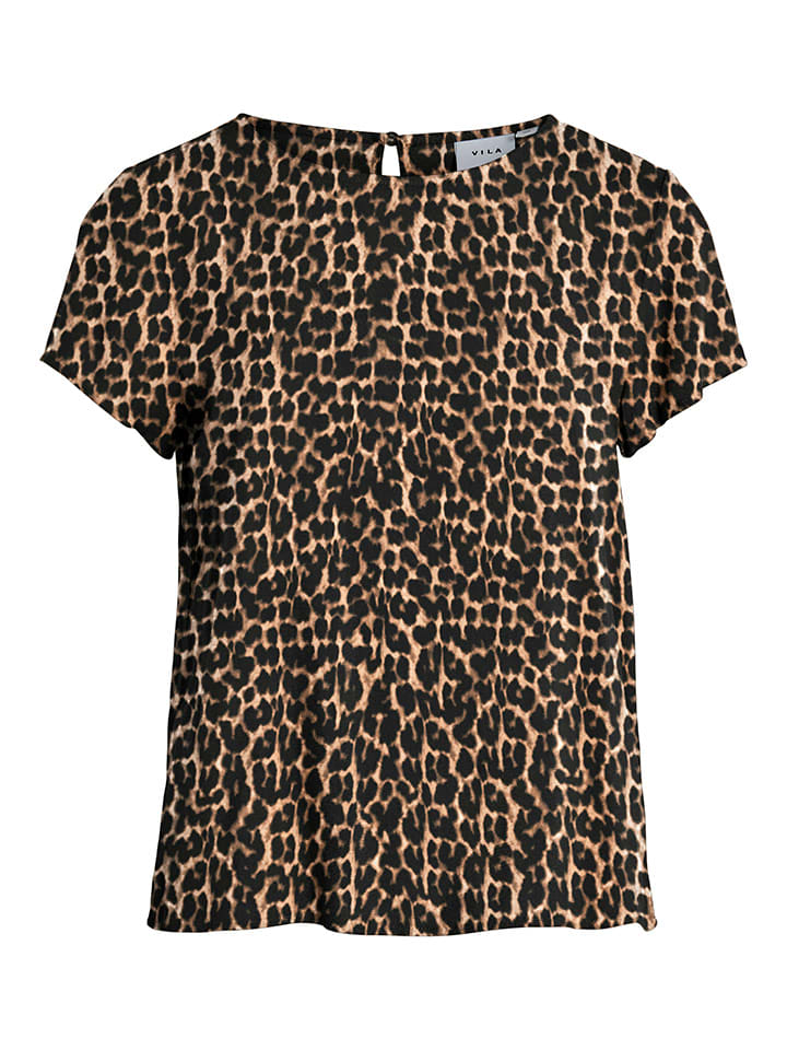 

Блузка Vila, бежевый/коричневый