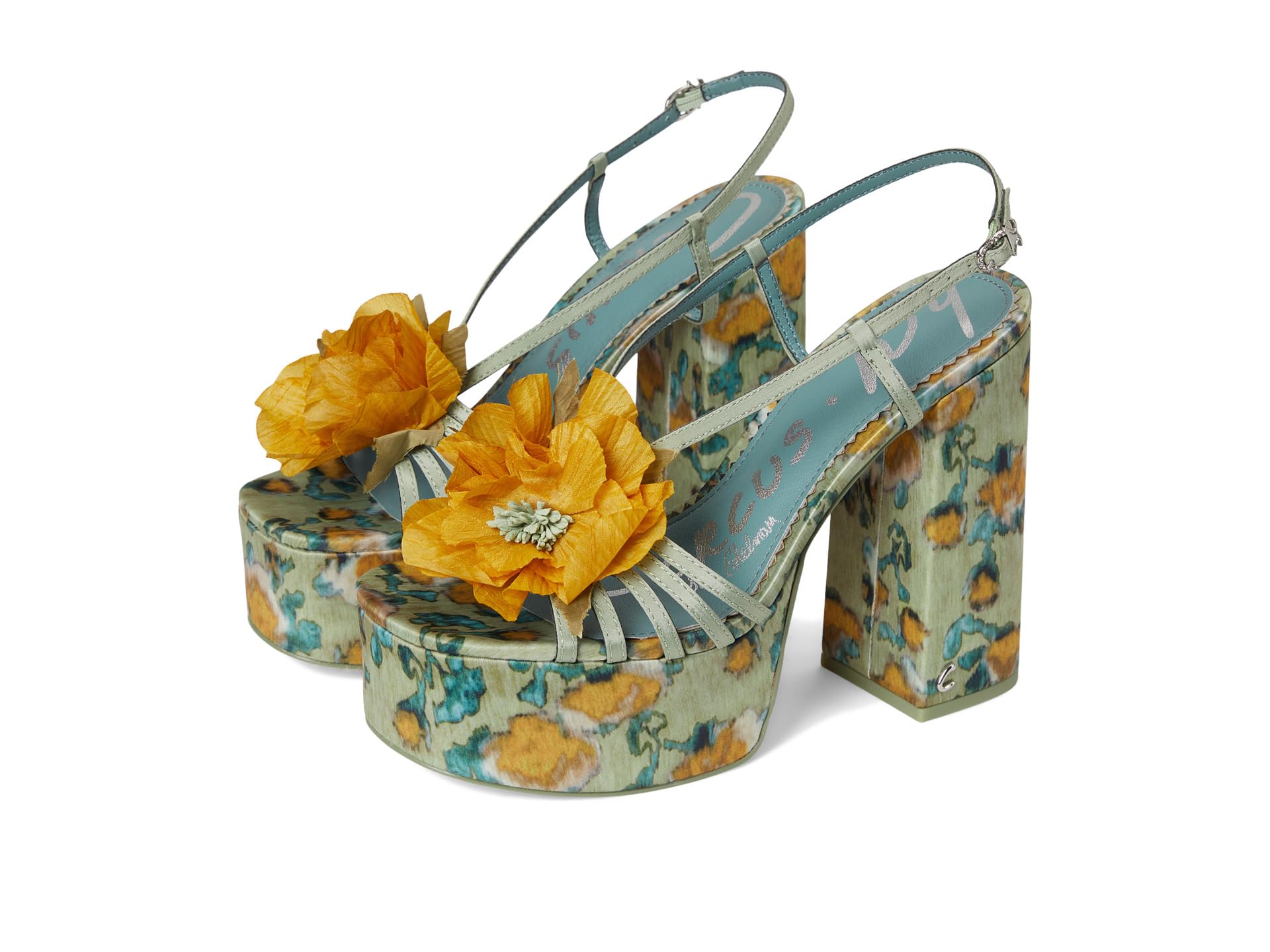 Сандалии Circus NY by Sam Edelman Siena Flower, цвет Cool Mint Multi