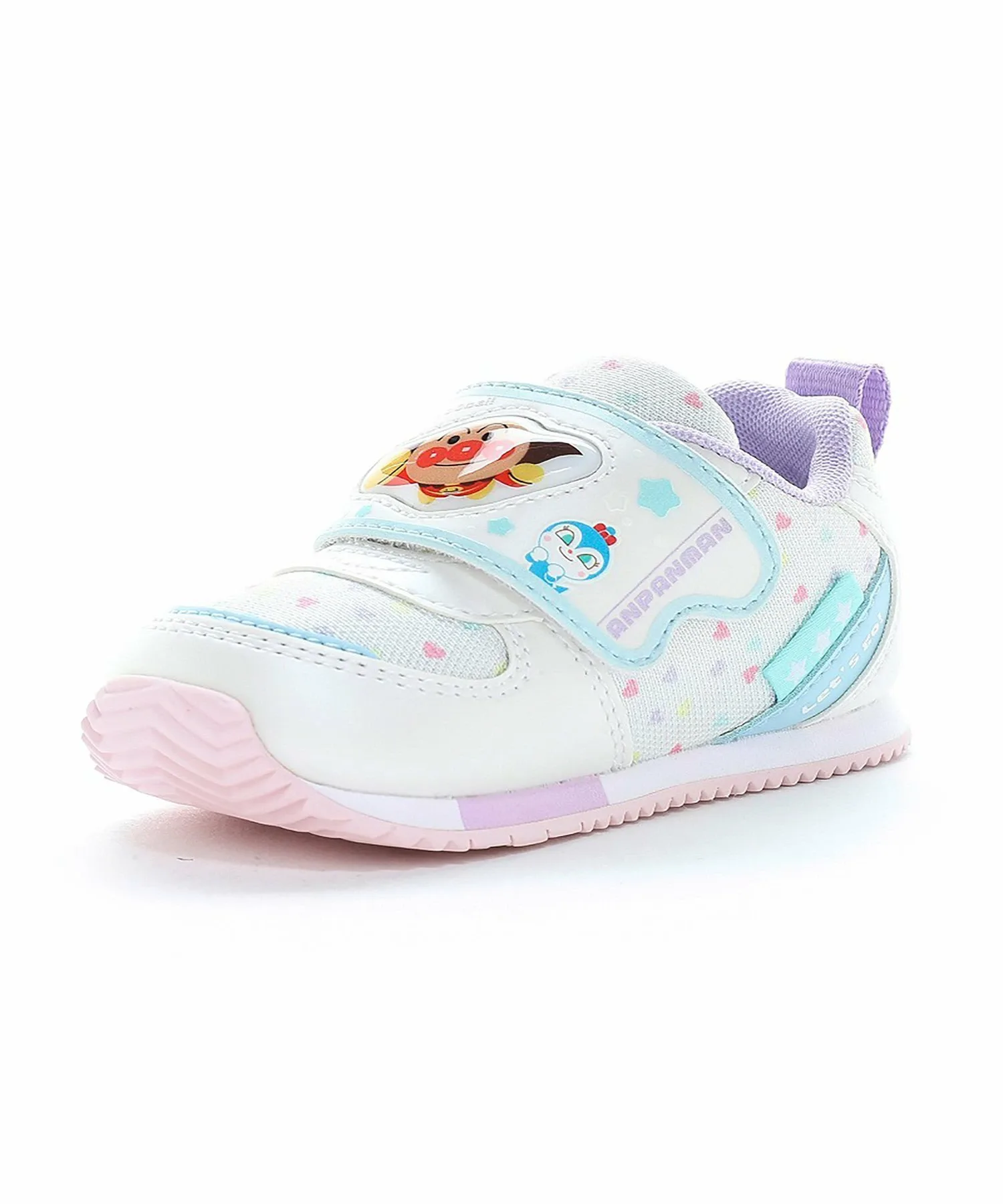 AP B62 Белые детские туфли Anpanman для девочек Moonstar, white