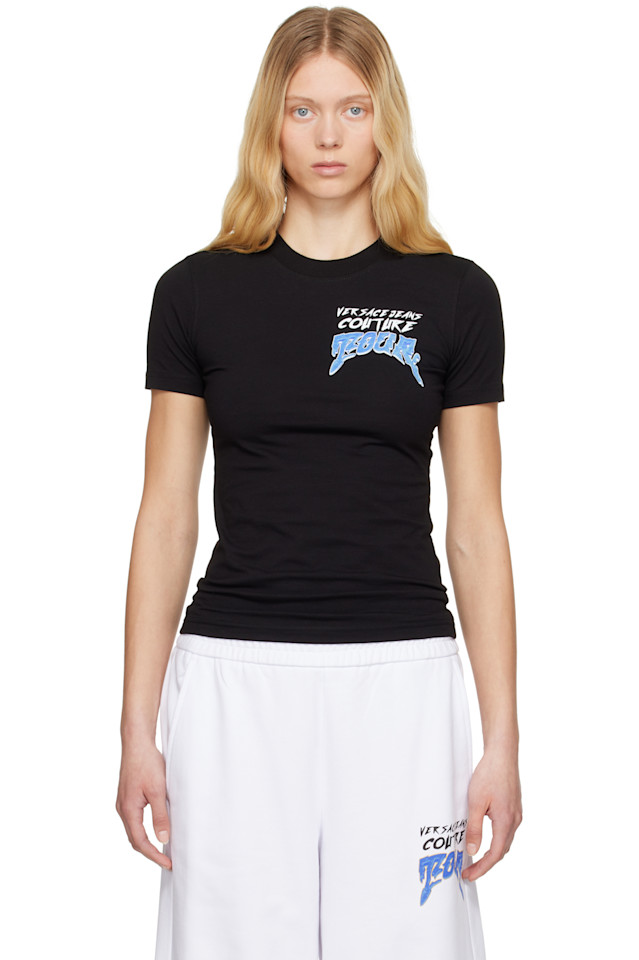

Футболка Tour Versace Jeans Couture, черный