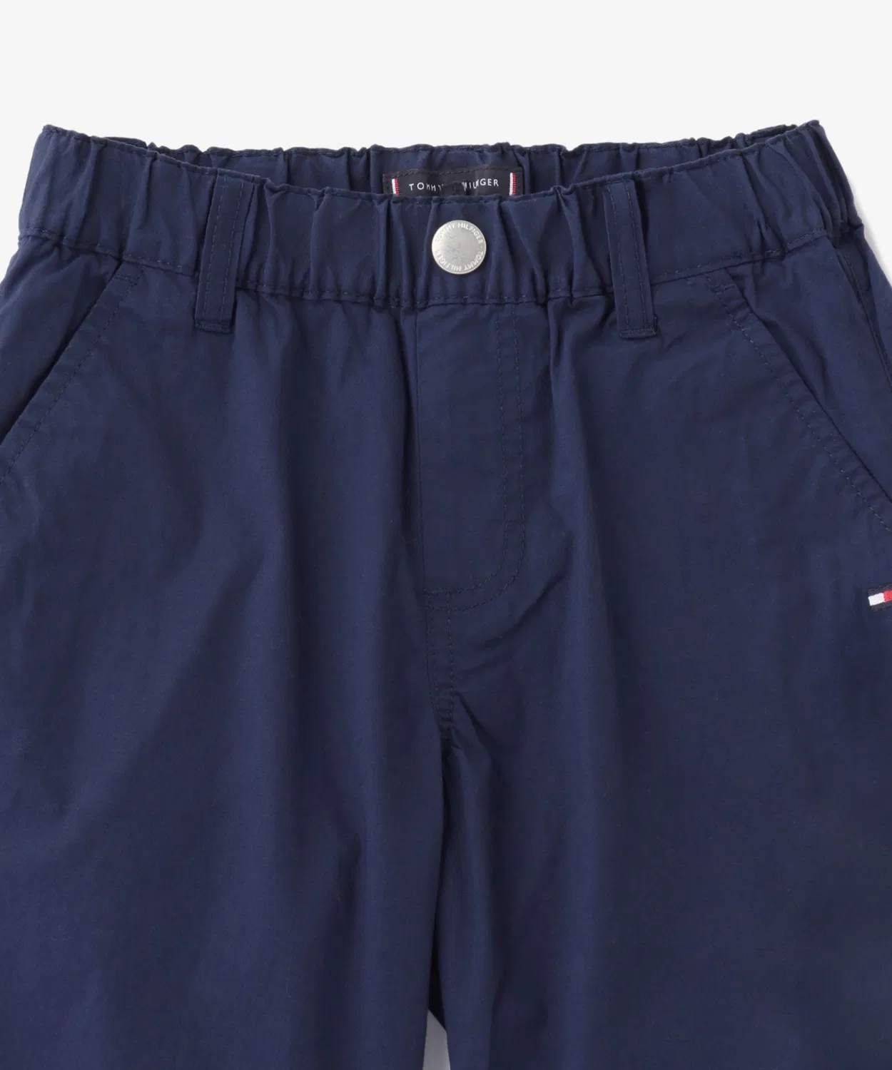 Шорты релакс для мальчиков Tommy Hilfiger, хлопок с эластаном, тёмно-синие — фото 2