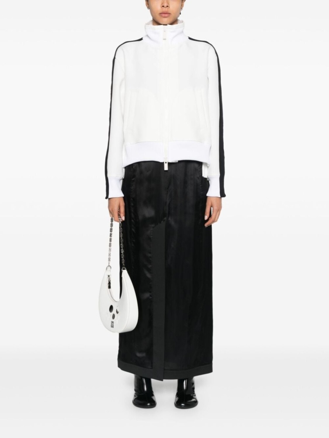 

MM6 Maison Margiela юбка с нашивками в виде цифр, черный