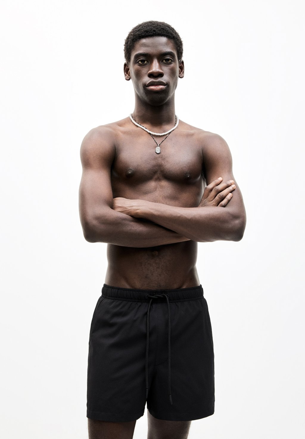 

Шорты для плавания TEXTURED PULL&BEAR, черный
