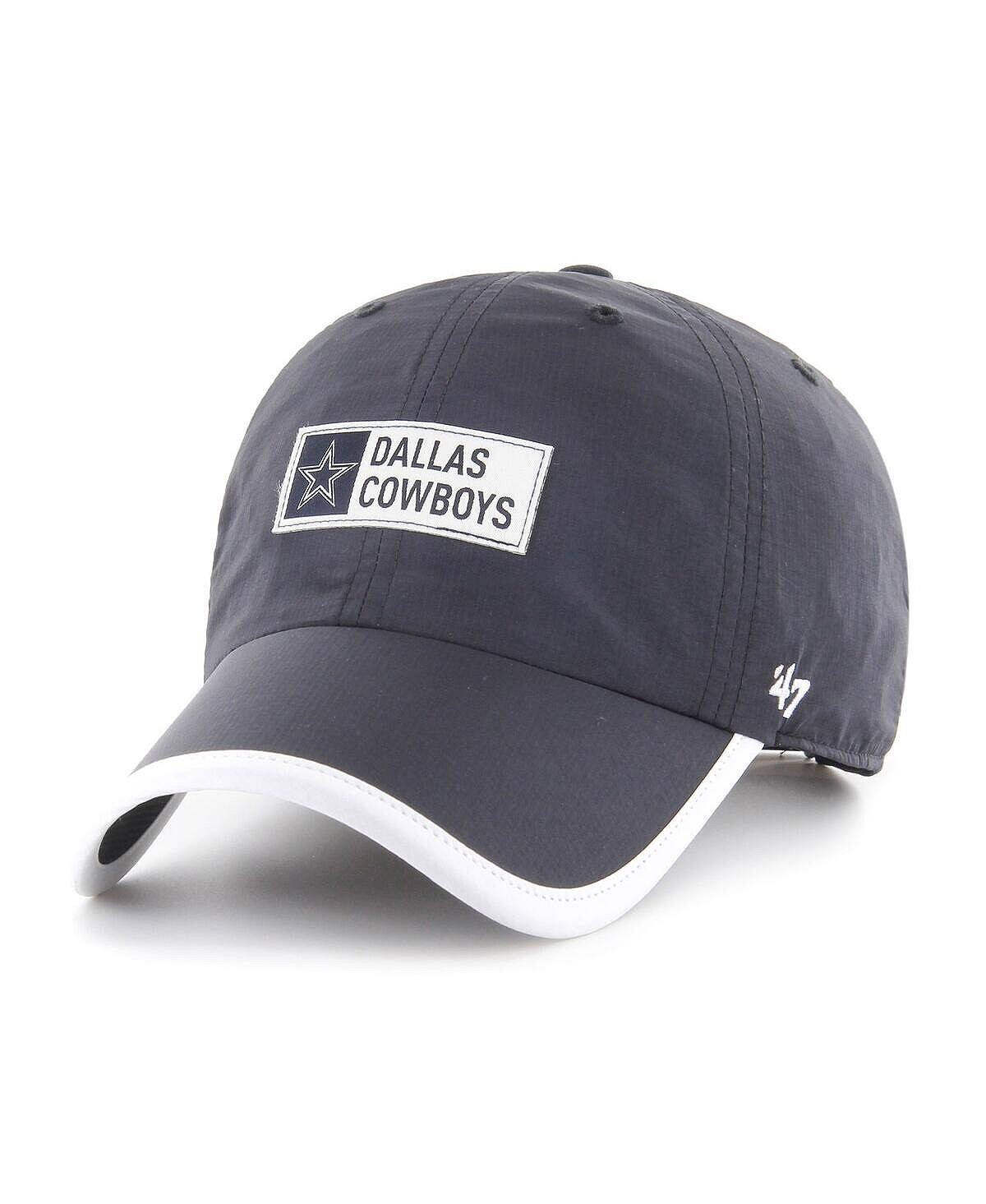 

Мужская темно-синяя регулируемая шляпа Dallas Cowboys Member Clean Up '47 Brand