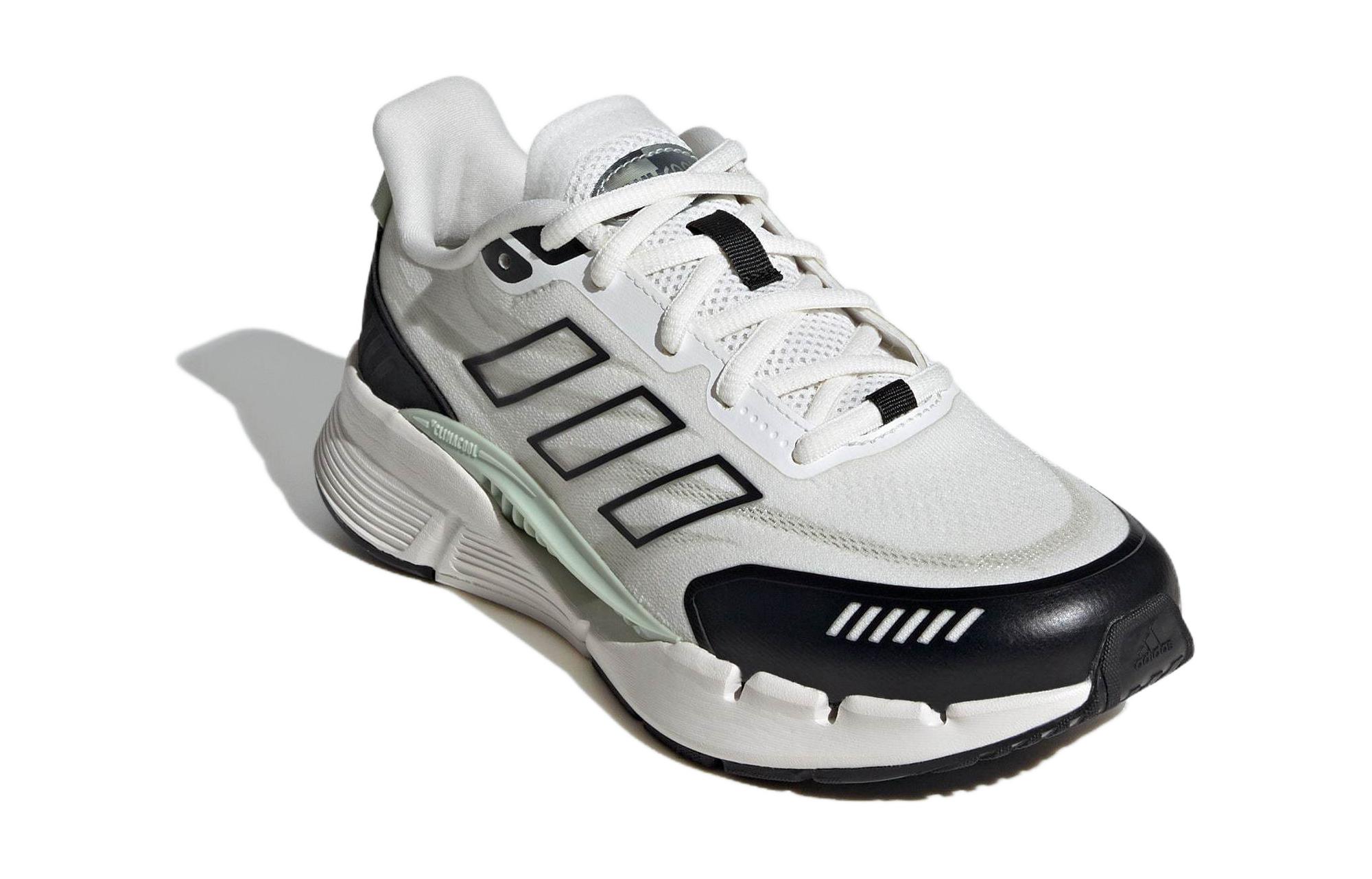 Кроссовки для бега Climacool Venttack Running с низким верхом, устойчивые к истиранию и дышащие Adidas, белый/черный — фото 3