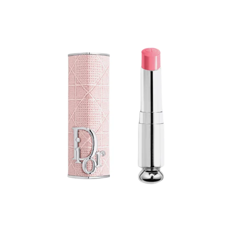 DIOR Увлажняющий крем для сияния кожи 3,2 г, Two-Piece Set: Soft Pink Floral Pattern Lipstick Case #521 DIORELITA Taro Paste Macaron Lipstick Refill