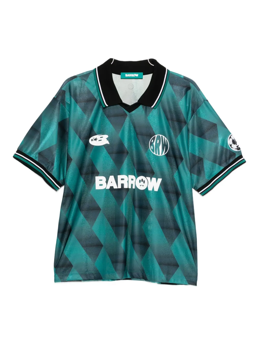 

Поло с принтом Barrow, зеленый