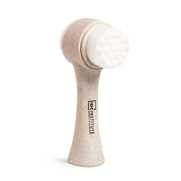 Гель для умывания Idc Institute — Биоразлагаемая щетка для лица 2 в 1 Natural Fiber Facial Brush 2In1 , 1 UD — фото 3