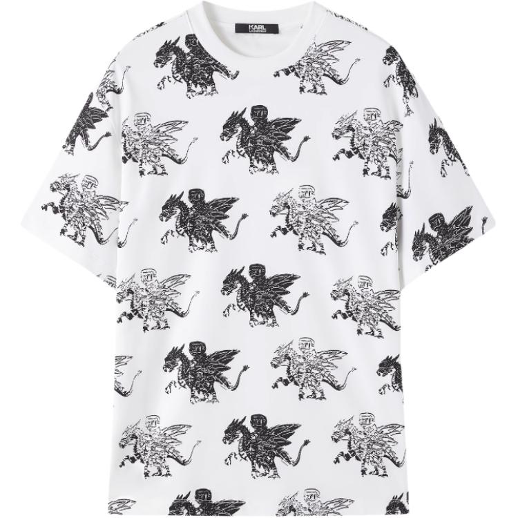 

KARL LAGERFELD / Karl Lagerfeld Jeans Футболка KARL LAGERFELD SS25 мужская белая