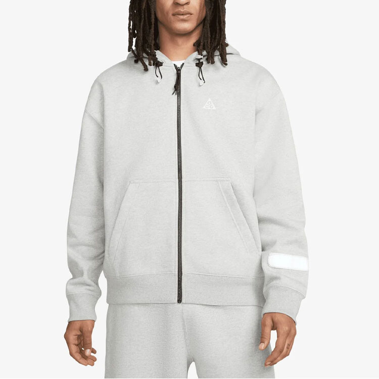 Толстовка с капюшоном ACG Therma-FIT Airora Full-Zip из флиса Nike, серый — фото 3