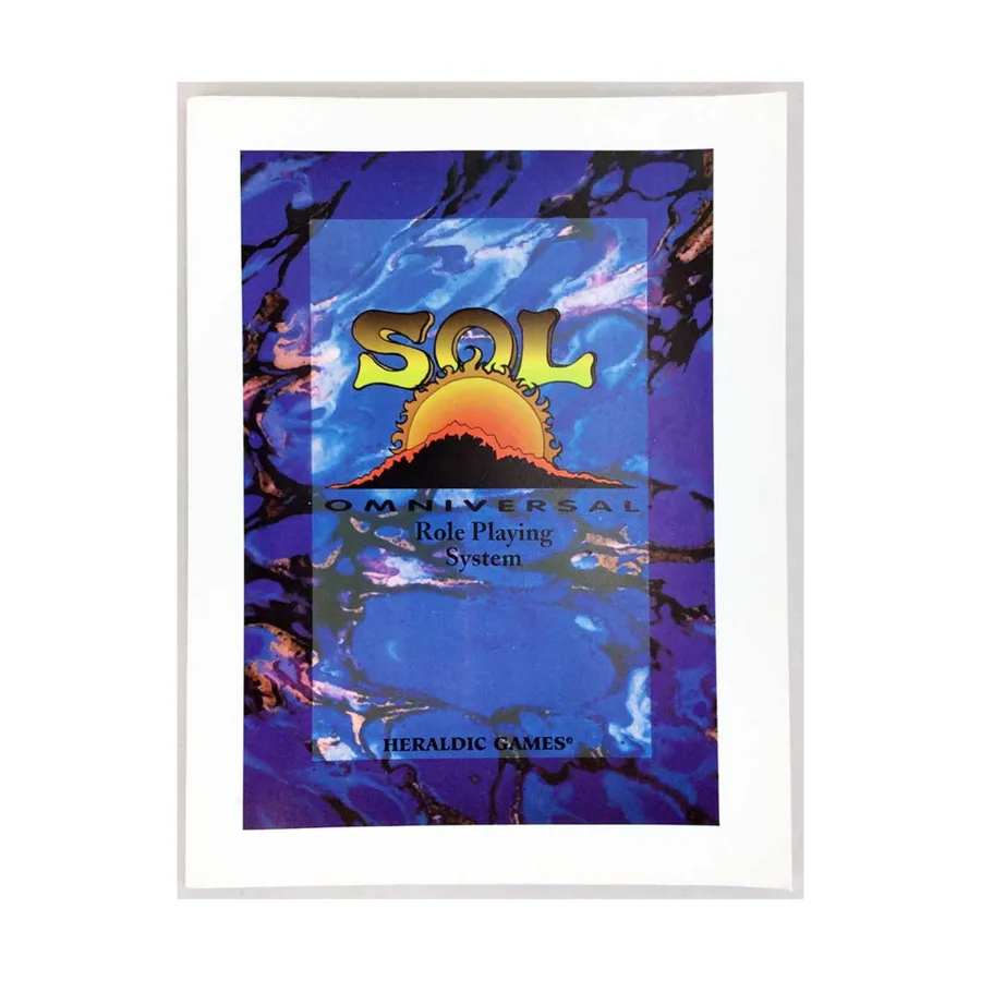 

SOL - Omniversal Role Playing System, мягкая обложка