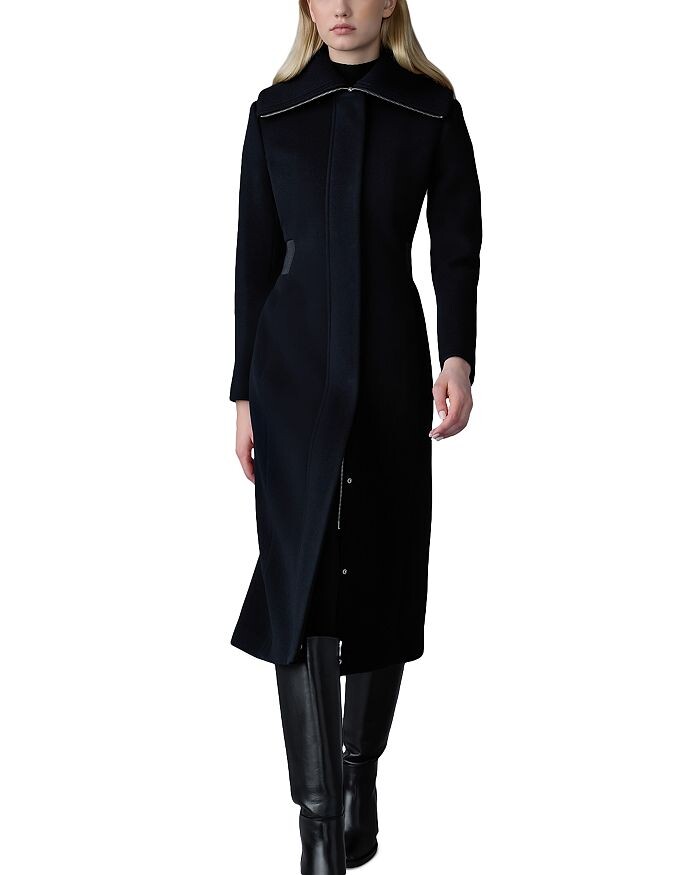 

Двустороннее шерстяное пальто Mackage Clarice, черный