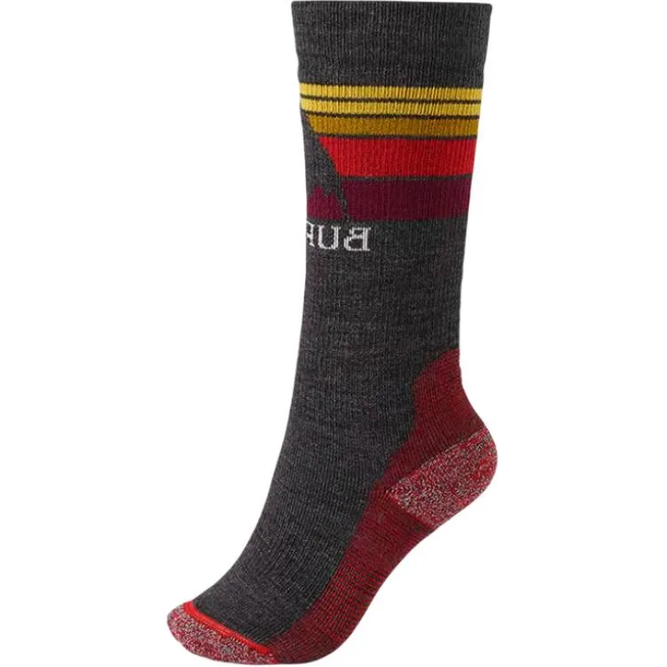 BURTON Носки Emblem Midweight, 1 пара, темно-серые, для детей 3-7 лет