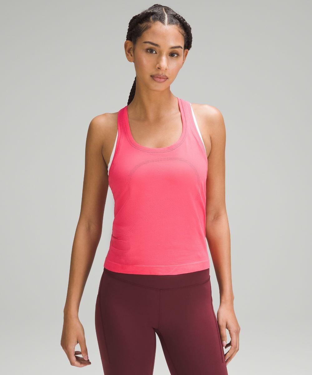 

Майка Swiftly Tech Racerback 2.0 Lululemon, розовый