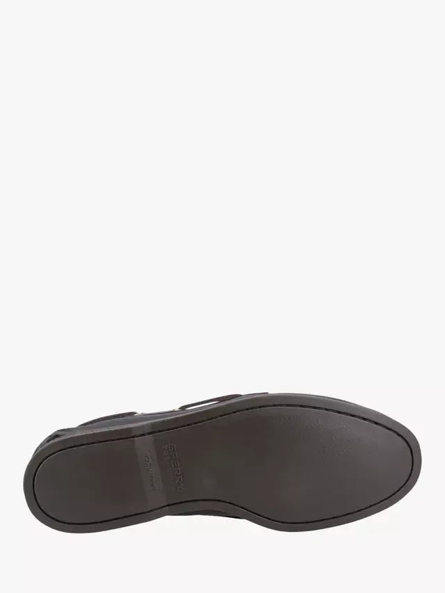 Оригинальные кожаные мокасины с двумя люверсами Sperry, Dk Brown — фото 4