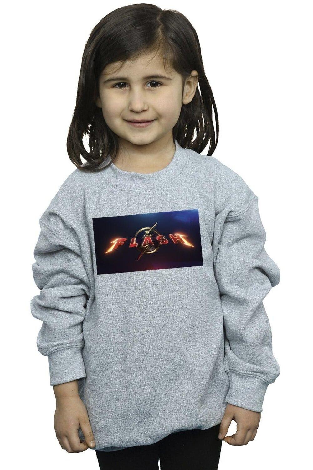 

Толстовка с логотипом Flash Movie DC Comics, серый