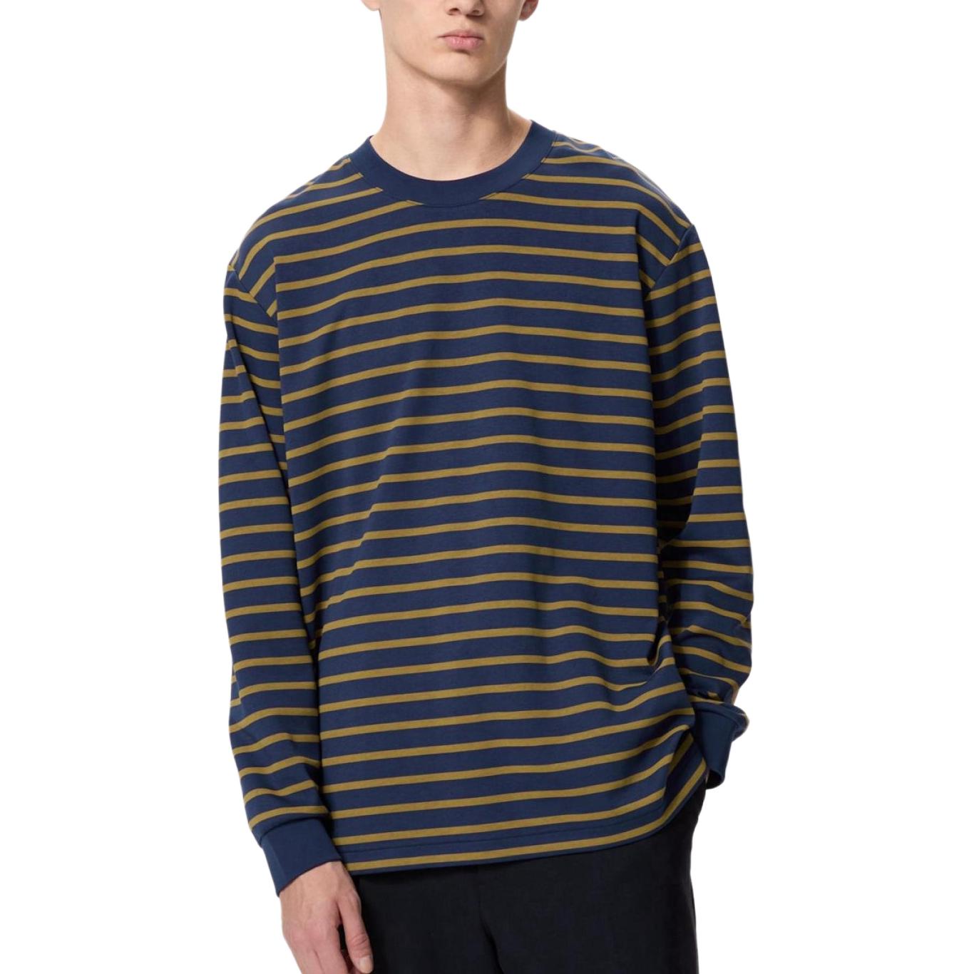

UNIQLO Футболка Unisex AIRism Mesh Series Navy Blue, Синий, UNIQLO Футболка Unisex AIRism Mesh Series Navy Blue