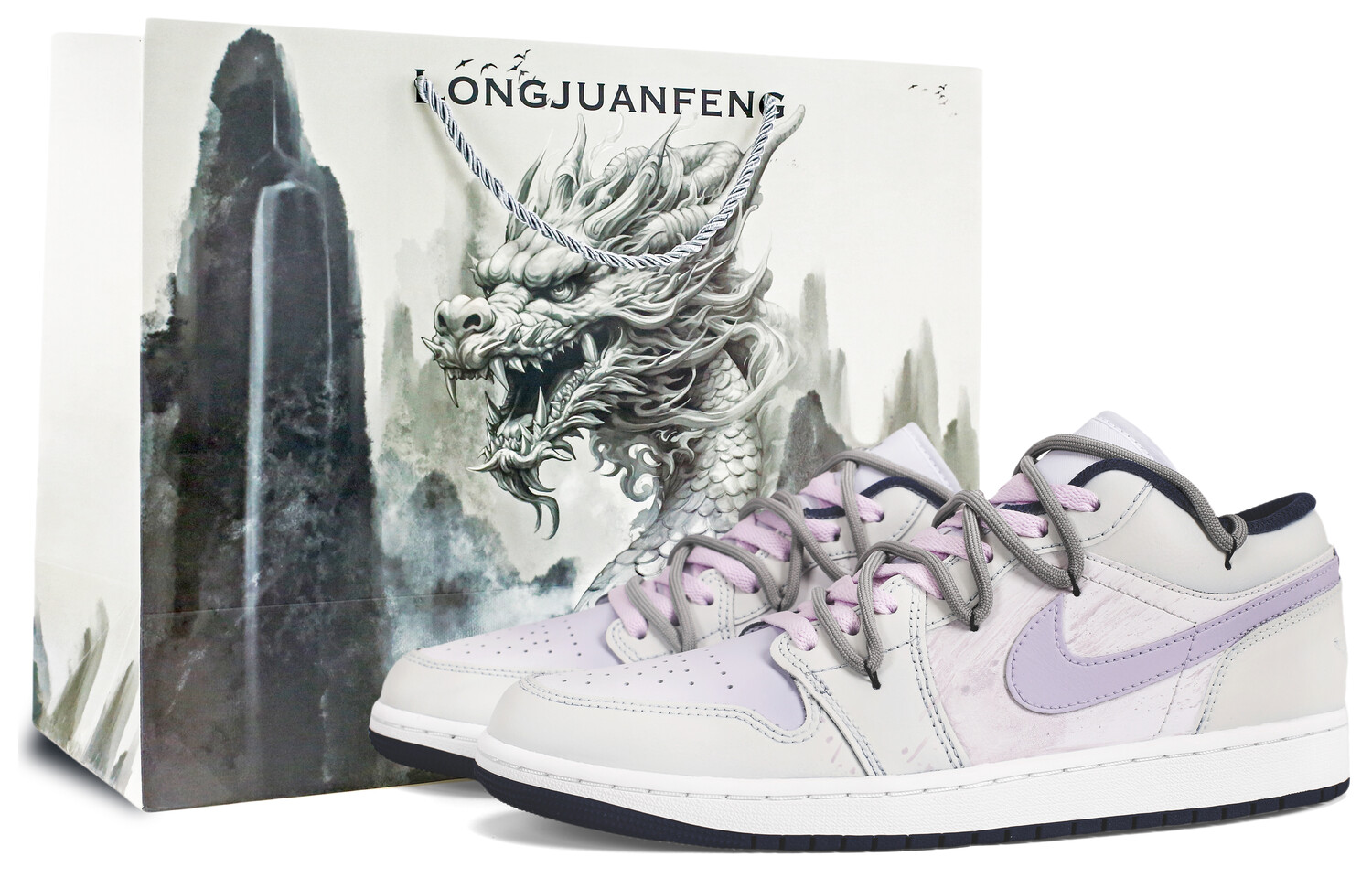 

Баскетбольные кроссовки Air 1 Vintage Men Low-Top Grey Jordan