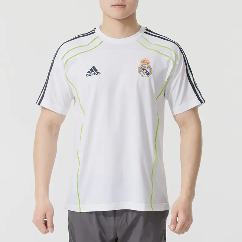 Adidas Футболка Real Madrid мужская белая — фото 3
