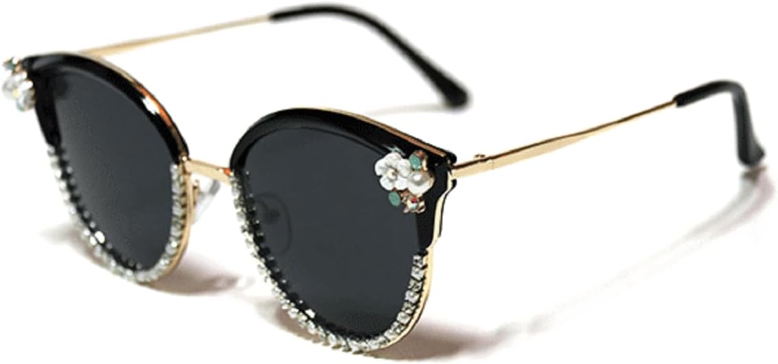 

Солнцезащитные очки «кошачий глаз» с бриллиантами, модные, с кристаллами и стразами, в винтажной оправе, ретро, ​​для женщин, защита от ультрафиолета UV400, модель 3089 Melrose, C3