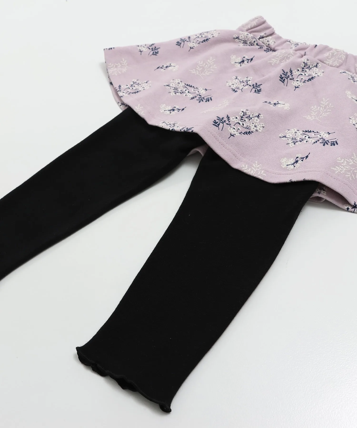 Флисовая юбка с принтом по всей поверхности Chil2, B Flower/Lavender — фото 3
