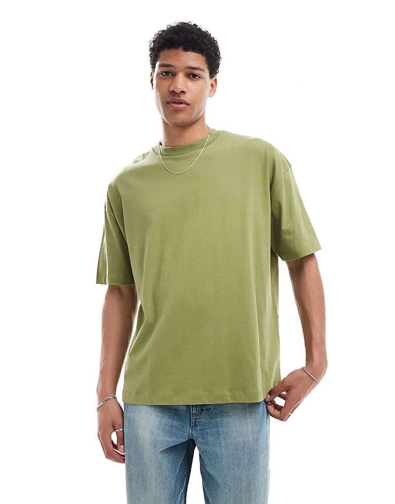 

Футболка оверсайз ASOS DESIGN, базовый цвет, зеленый