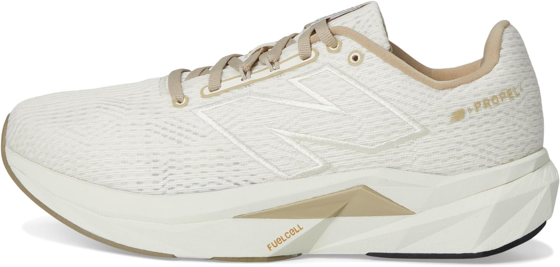 Кроссовки New Balance FuelCell Propel v5, цвет Linen/Dark Stoneware — фото 4
