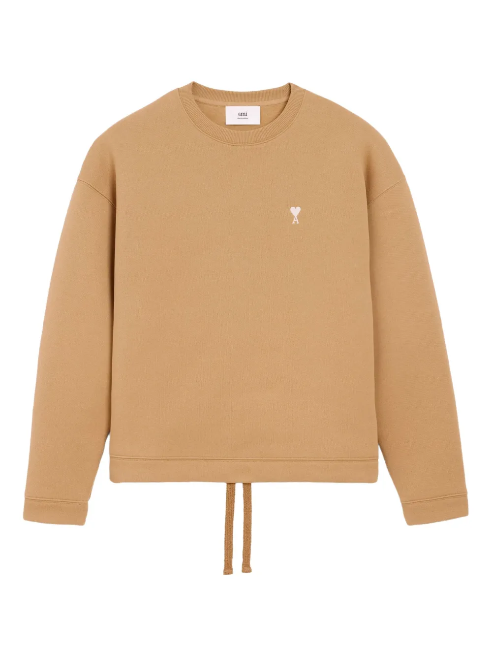 

Толстовка с кулиской и монограммой Ami de Coeur Ami Paris, бежевый