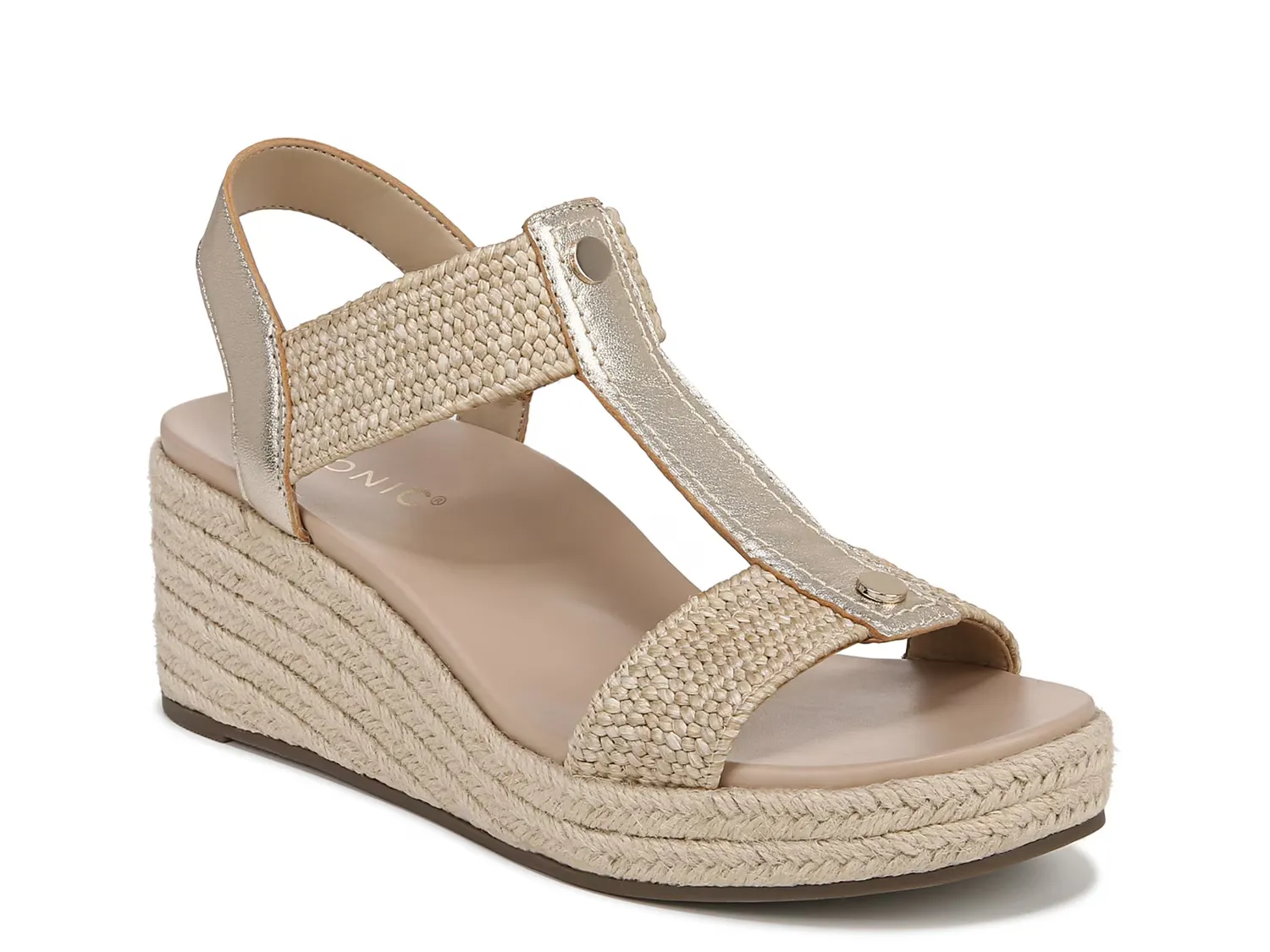 

Сандалии Calera Espadrille Wedge Sandal Vionic, золото