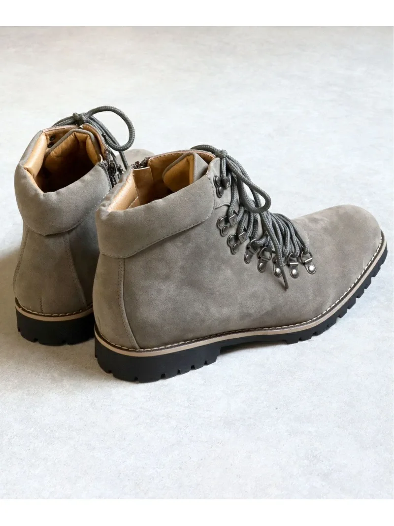 Повседневные офисные высокие горные ботинки 2352 Aaa+, Gray suede — фото 4