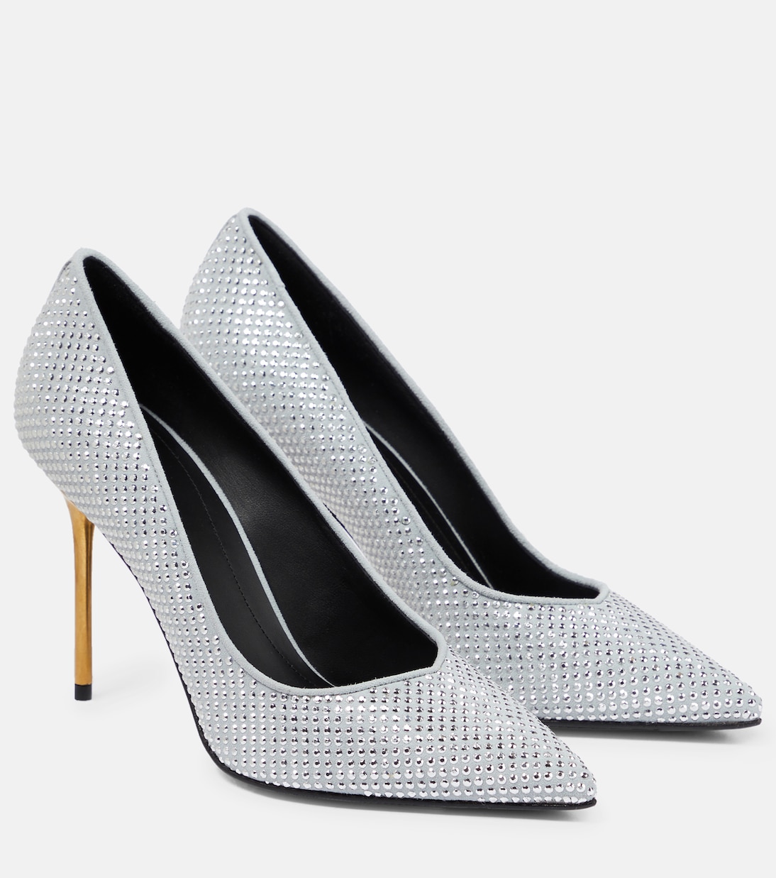 Туфли с рубиновым декором Balmain, Gris