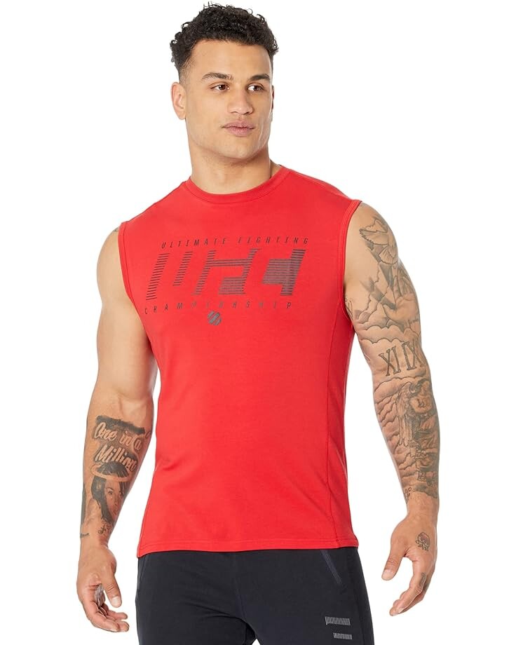 

Футболка UFC Ultimate Fighting Sleeveless Crew Neck, красный