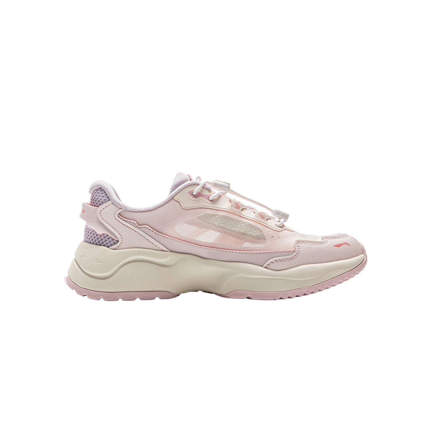 Кроссовки детские дышащие низкие Lifestyle Sports Life Collection LINING YOUNG, розовый/розовый — фото 2
