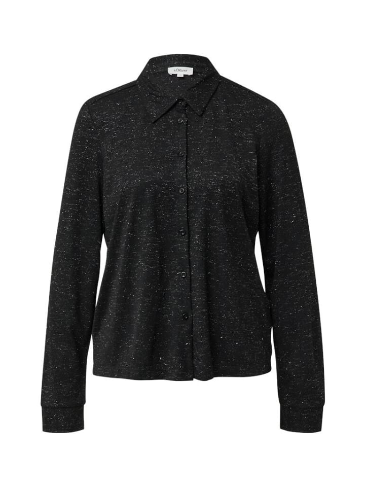 

S.OLIVER RED LABEL Блузка с длинными рукавами черного цвета