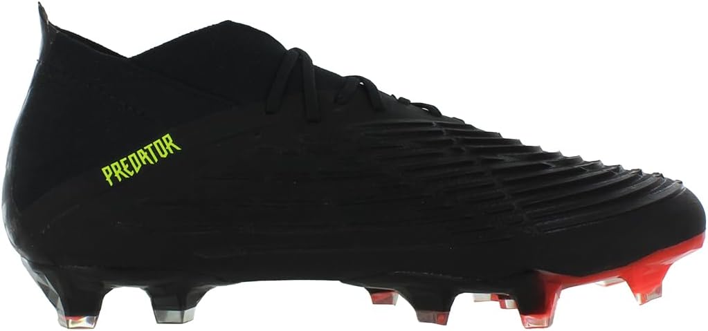 Футбольные бутсы Adidas Predator 18.4 FxG для мальчиков, черный/желтый/красный — фото 2