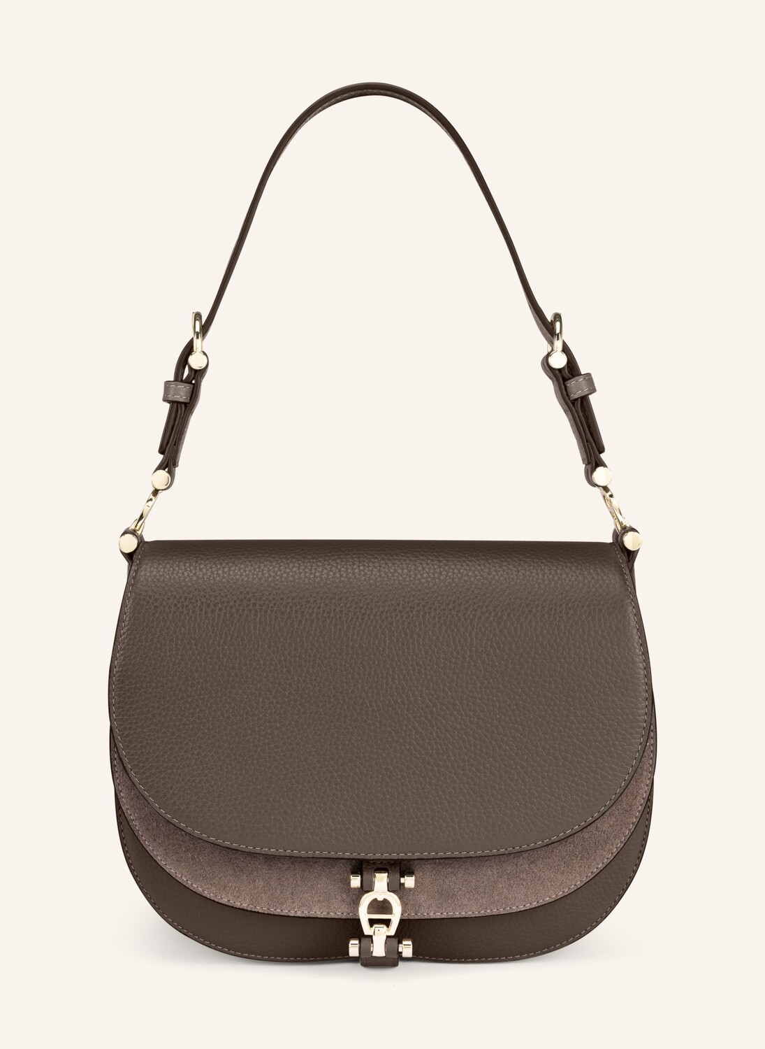 

Замшевая сумка через плечо Aigner, коричневый