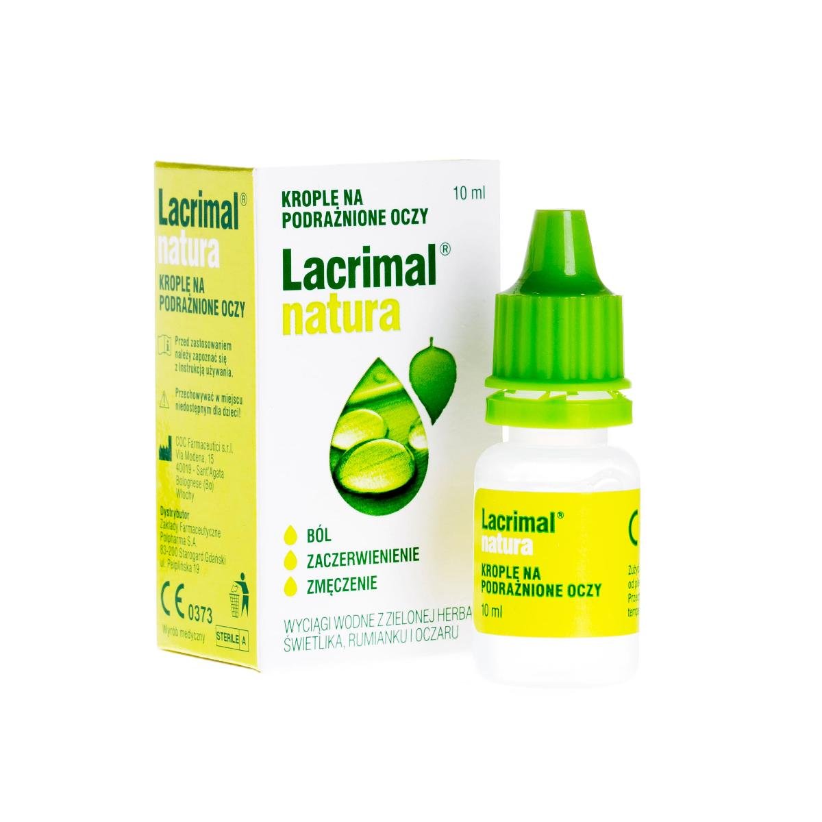 

Lacrimal Natura - капли для раздраженных глаз, 10 мл Coc Farmaceutici