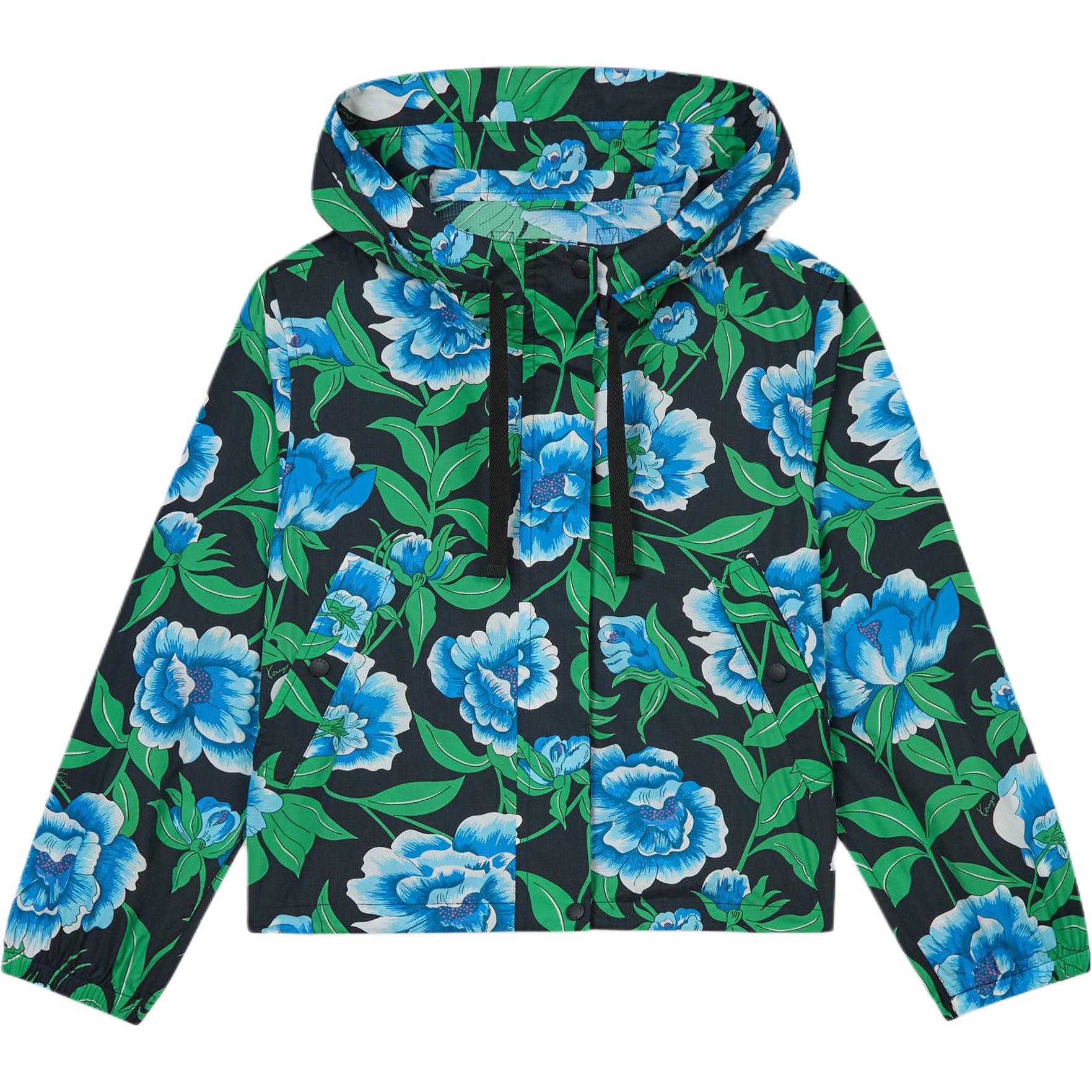 

KENZO Пионы Короткий Ветровка, Black