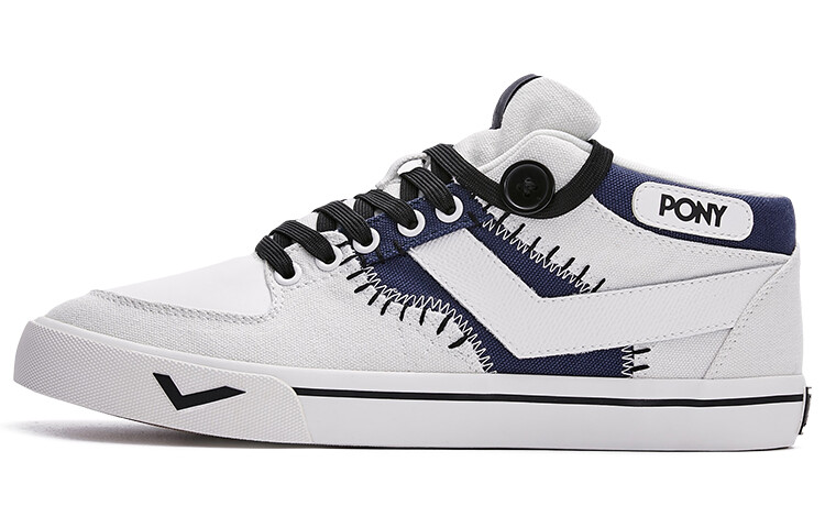 

Кроссовки PONY Atop Skateboarding Shoes Men Low-top Navy/White, темно-синий
