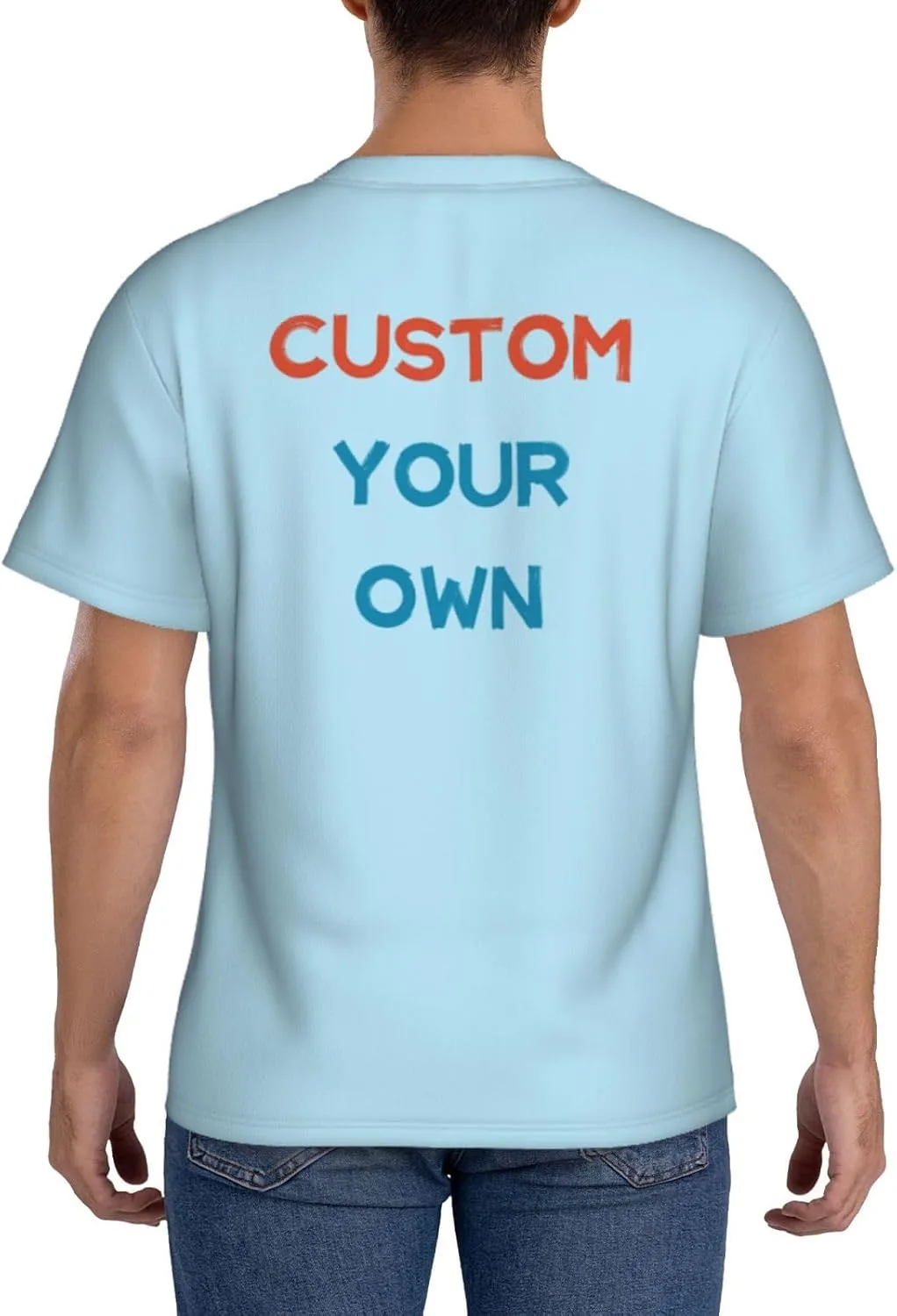 Футболка Custom с принтом на 4 сторонах для тренировок — фото 4