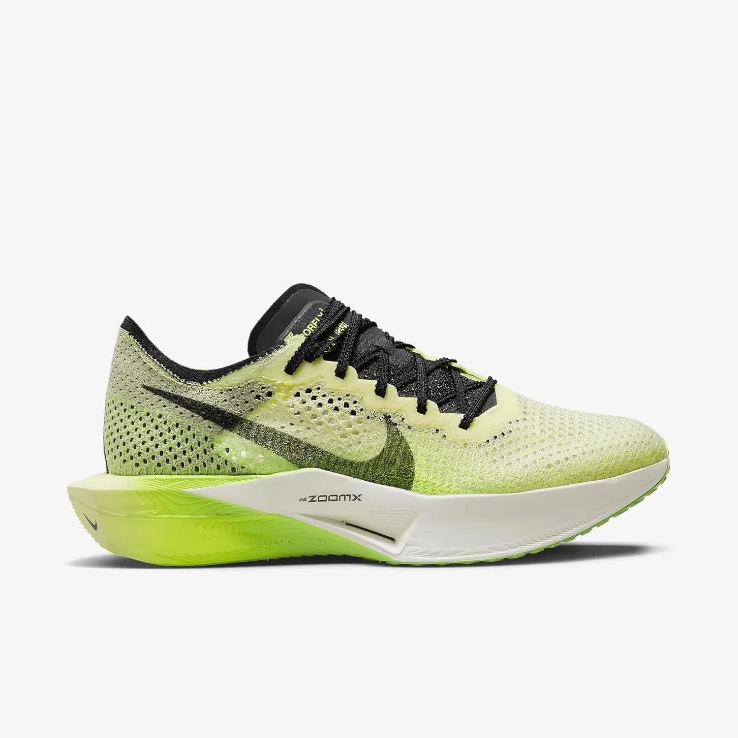 Мужские кроссовки Nike Zoomx Vaporfly Next% 3, черный/ярко-зеленый/малиновый — фото 3