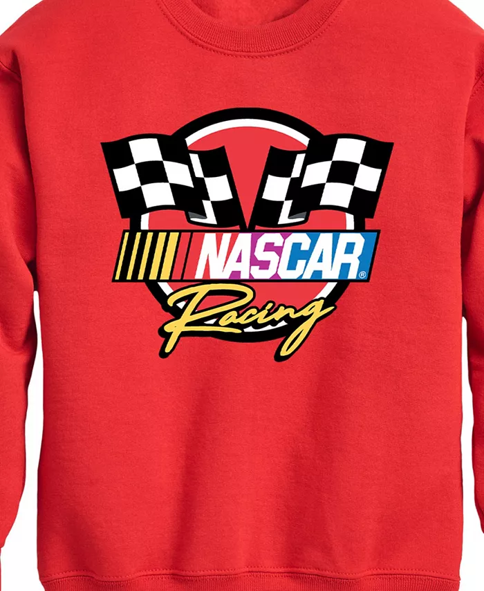Флисовая толстовка с логотипом Racing для мальчиков старшего возраста NASCAR, красный — фото 3